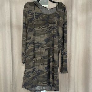 Long sleeve camo dress